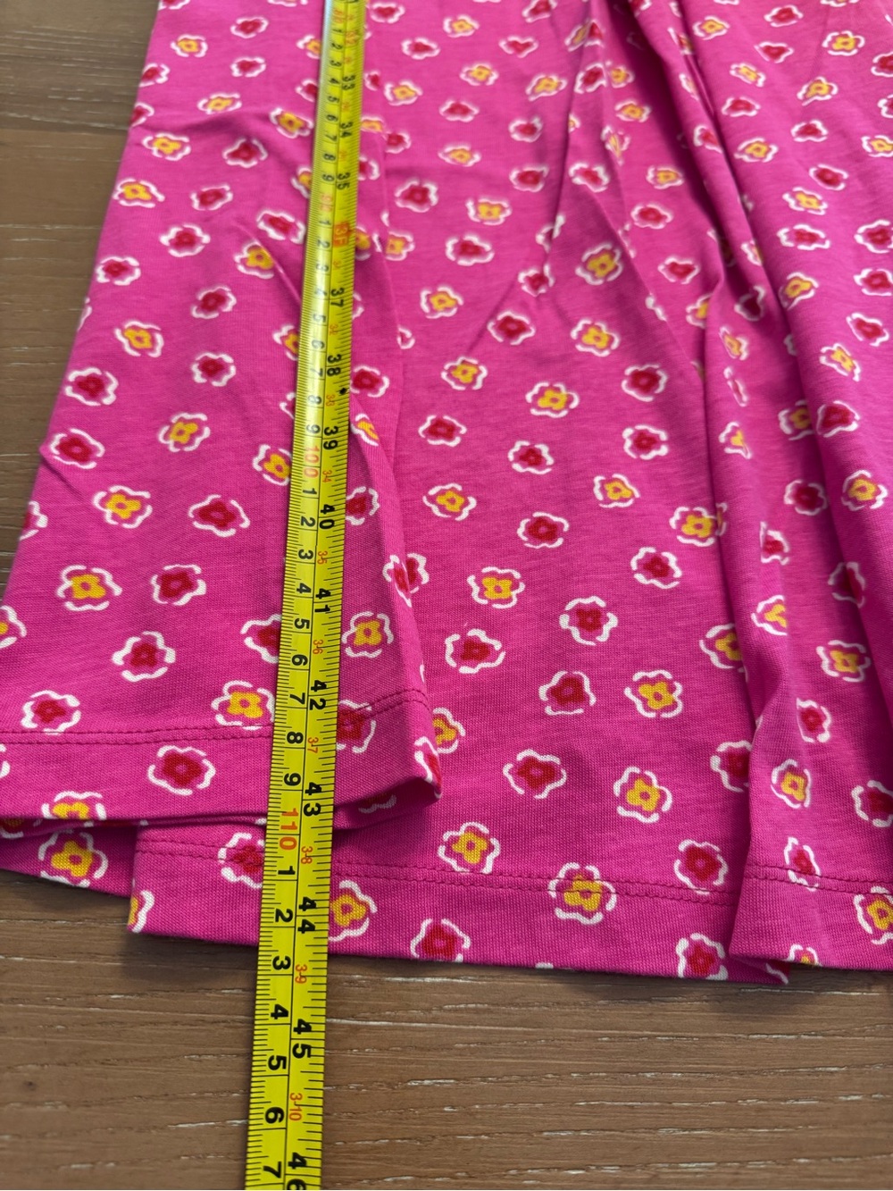 NWT Gudrun Sjödén “Himmel” Dress XS – Organic Cotton/Modal, Pink Floral - Picture 10 of 10